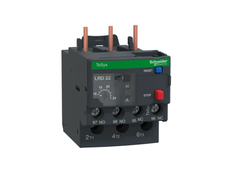 RELE TERMICO 16-24A PARA ASOCIAR CON CONTACTORES LC1D25...38