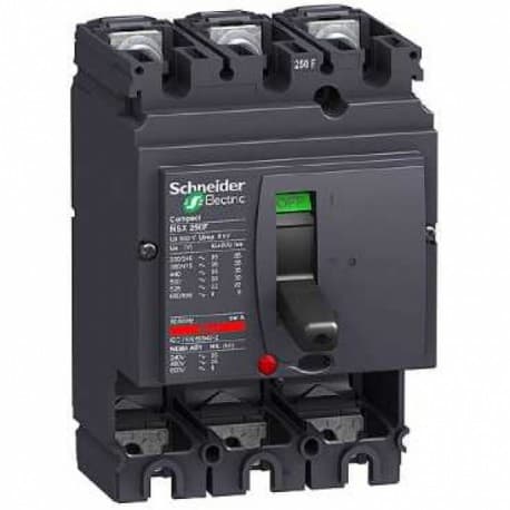 CAJA DE INTERRUPTOR AUTOMATICO COMPACT NSX250F 3 POLOS 250A 690VAC PODER DE CORTE 35kA EN 480VAC SIN CAJA DE INTERRUPTOR AUTOMATICO COMPACT NSX250F 3 POLOS 250A 690VAC PODER DE CORTE 35kA EN 480VAC SIN