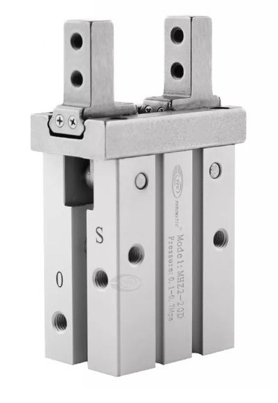 Cilindro de agarre neumático paralelo serie MHZ2 20mm