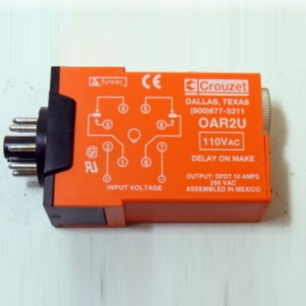 Temporizador retardo conexion 1.5 seg..30 seg  alimentacion 120 VAC 24VDC base 8 pines circular (3RP1512-1AQ30)