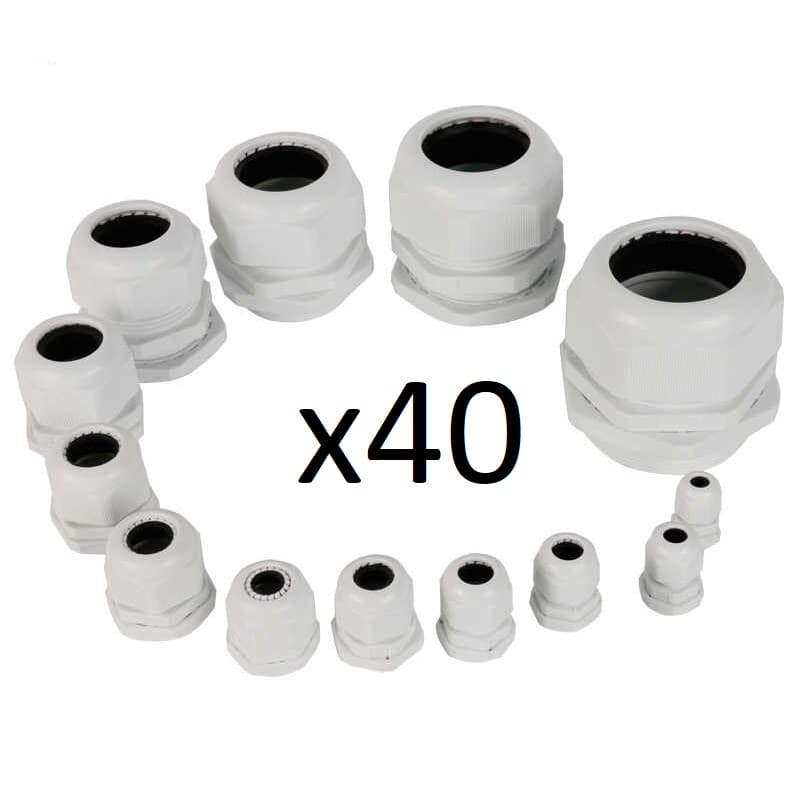 PRENSA ESTOPA PG13,5 PARA 6-12mm (CANTIDAD: 40 PZ)