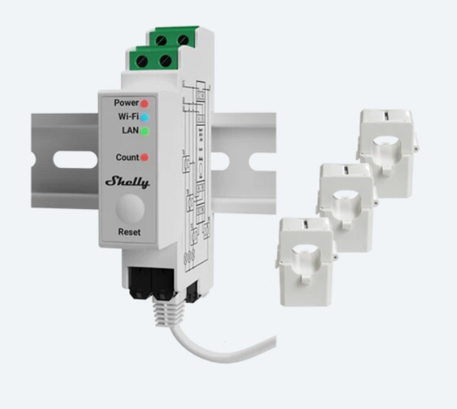 medidor de energía trifásico 120 amp Wifi, ethernet, riel din. medidor de energía trifásico 120 amp Wifi, ethernet, riel din.