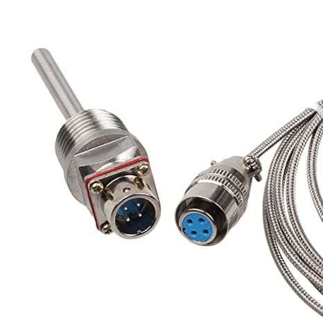 PT100 3H DIAMETRO SENSOR 6MM LARGO SENSOR 50MM ROSCA EN EXTREMO 1/2 NPT AC INOX 304 LARGO CABLE MALL