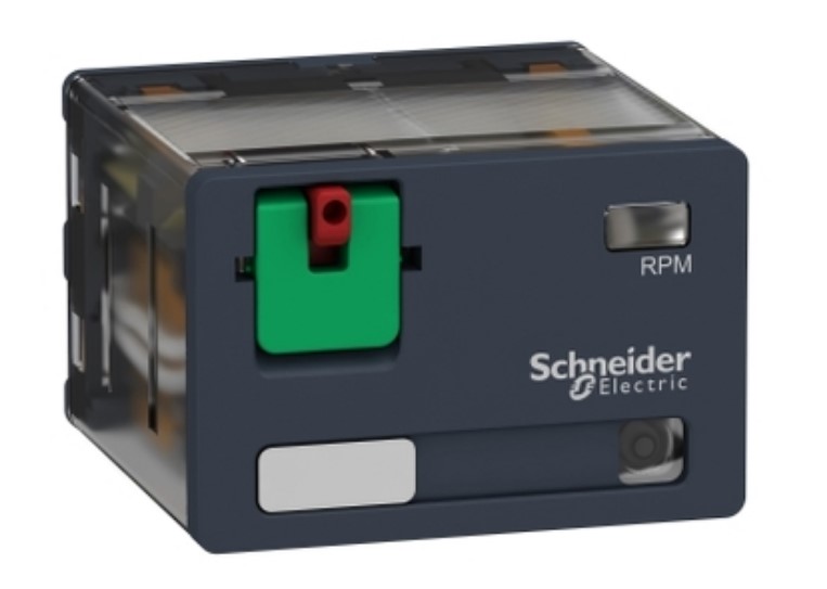 RELE DE POTENCIA ENCHUFABLE, 14 PINES 15 A, 4 NANC, CON LED, 120 V CA