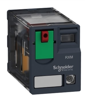 RELE MINIATURA ENCHUFABLE 11 PINES 10 A, 3 NANC, LED, 24 V CA
