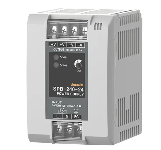 FUENTE ALIMENTACION 110/220VAC SALIDA 24VCC 10A-240W MONTAJE RIEL SIMETRICO