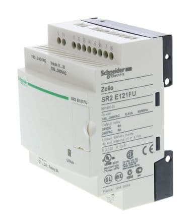 ZELIO LOGIC COMPACTO 8ED / 4 SALIDAS DIGITALES / 100-240 VCA. S/PANTALLA C/RELOJ RELE