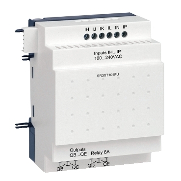 ZELIO LOGIC MODULAR EXTENSION P/SR3 10E/S 100-240 VCA. 6 ED 4 SD. RELE