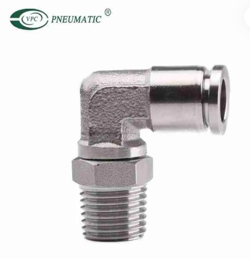 RACOR INOXIDABLE CURVO 6MM x 1/8