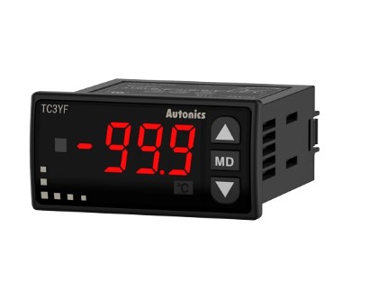 CONTROL DE TEMPERATURA 36x72mm P/ REFRIGERACION ENT: TERMISTOR (NTC):5 kO SAL: RELE (250VAC~ 5A) 100-240VCA IP65
