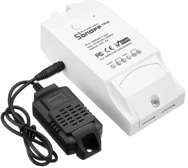 Control de temperatura y humedad WiFi, Smart Switch Si 7021,compatible con Alexa, Google Assistant Control de temperatura y humedad WiFi, Smart Switch Si 7021,compatible con Alexa, Google Assistant