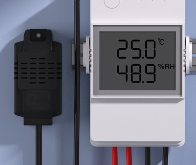 Interruptor inteligente de monitoreo de temperatura y humedad TH Elite, 100 V~240 V CA (50/60 Hz), 98 x 54 x 31 mm (largo x ancho x alto)