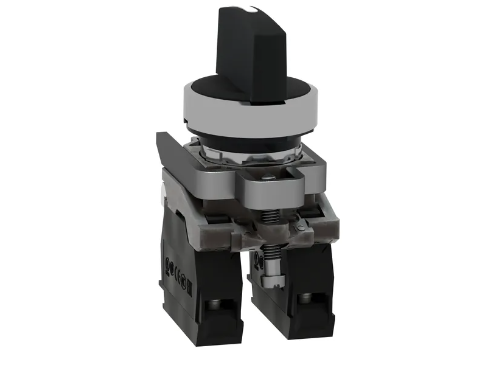 SELECTOR NO LUMINOSO CON MANETA CORTA NEGRA 2NA 3 POSICIONES FIJAS