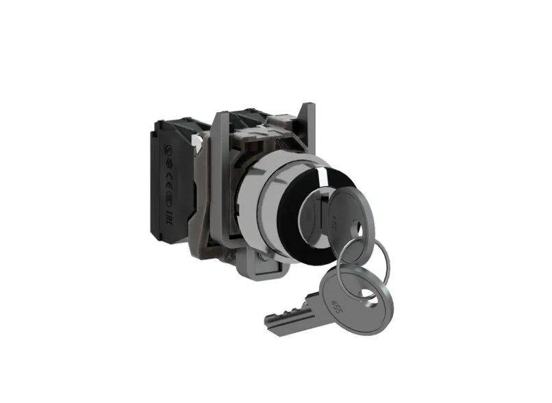 SELECTOR C/LLAVE 22MM 3 POS FIJAS 2NA
