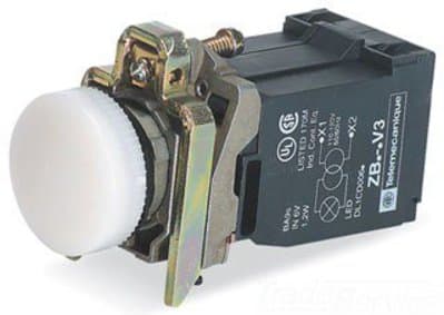 LUZ PILOTO BLANCO C/TRANSF.22mm 110V