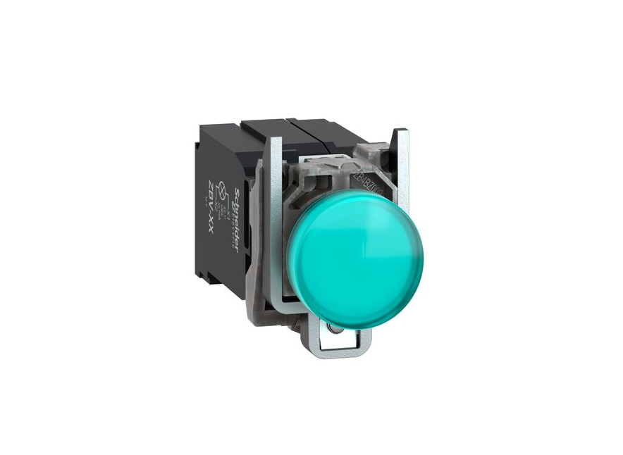 LUZ PILOTO VERDE C/TRANSF.22mm 110V