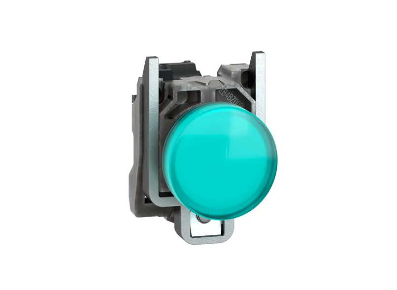 LUZ PILOTO 22MM 250VAC/DC VERDE BOMB/BA9S (NO INCLUIDO)