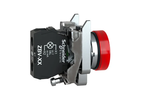 LUZ PILOTO 22MM 250VAC/DC ROJO BOMB/BA9S (NO INCLUIDO)