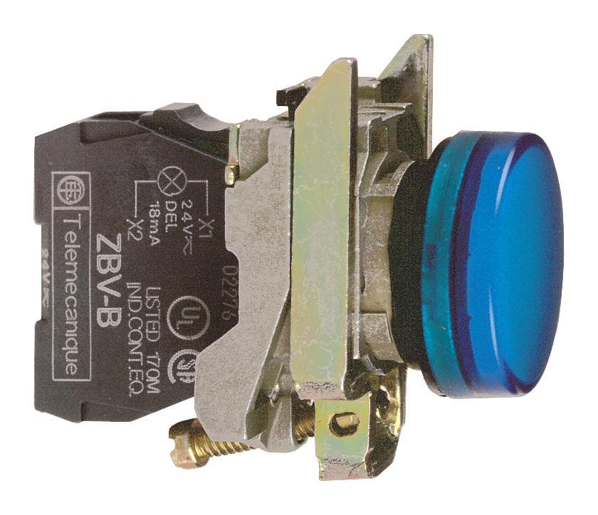 LUZ PILOTO LED AZUL DE 24VCA/CC