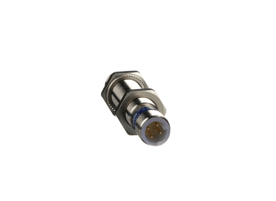 SENSOR INDUCTIVO METALICO M12 3 HILOS 12-48VDC PNP NO Sn 4mm CONECTOR MACHO M12 4 PINES
