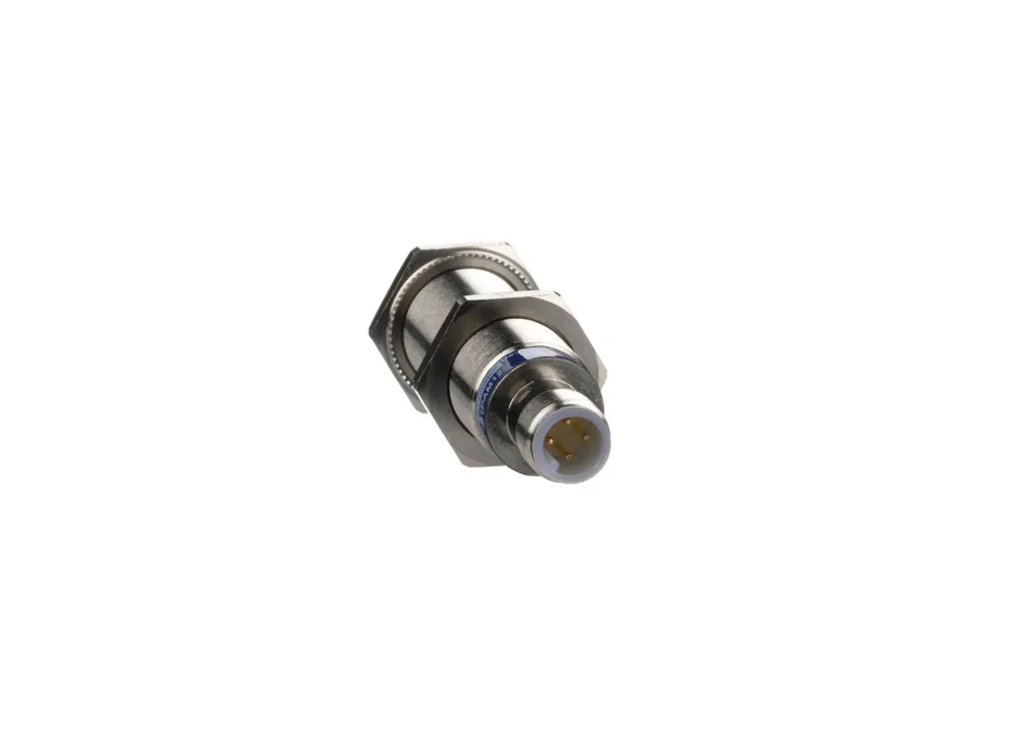 SENSOR INDUCTIVO METALICO M18 3 HILOS 12-48VDC PNP NO Sn 8mm CONECTOR MACHO M12 4 PINES
