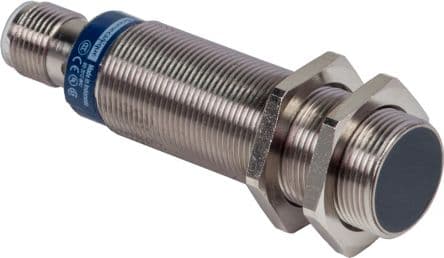 SENSOR INDUCTIVO METALICO M18 3 HILOS 12-48VDC PNP NO Sn 8mm CONECTOR MACHO M12 4 PINES