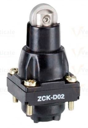 CABEZA CON PULSADOR DE ROLDANA ACERO PARA XCKM